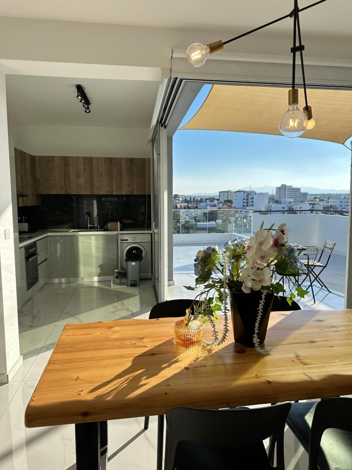 Luxury City Penthouse-Panoramic View-Near Unic Nicosie Extérieur photo