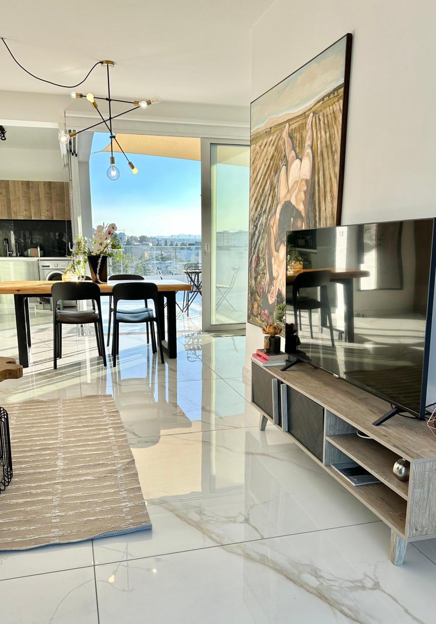 Luxury City Penthouse-Panoramic View-Near Unic Nicosie Extérieur photo